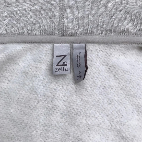 Z by Zella NWT Lightweight Heather Grey Jacket Girls S (7/8) - Picture 11 of 14
